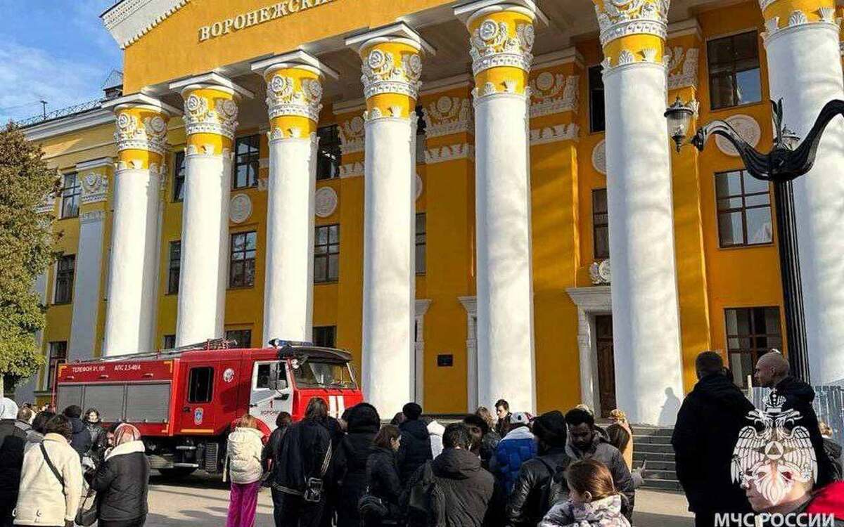    В Воронежском лестехе вспыхнул пожар  Телеграмм-канал МЧС Воронежской области