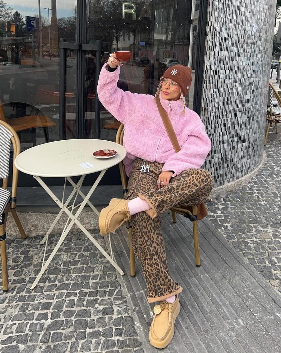    Флис отлично вписывается в околоспортивную стилистику. Соцсети @sofiamcoelho