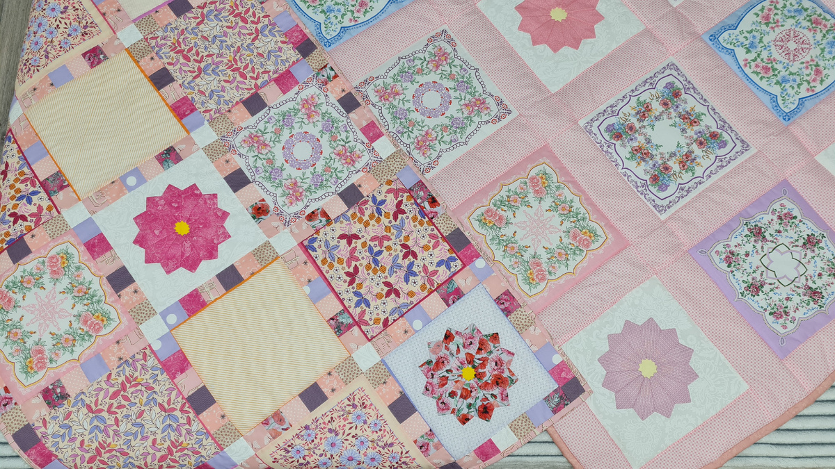 одеяло из платочков