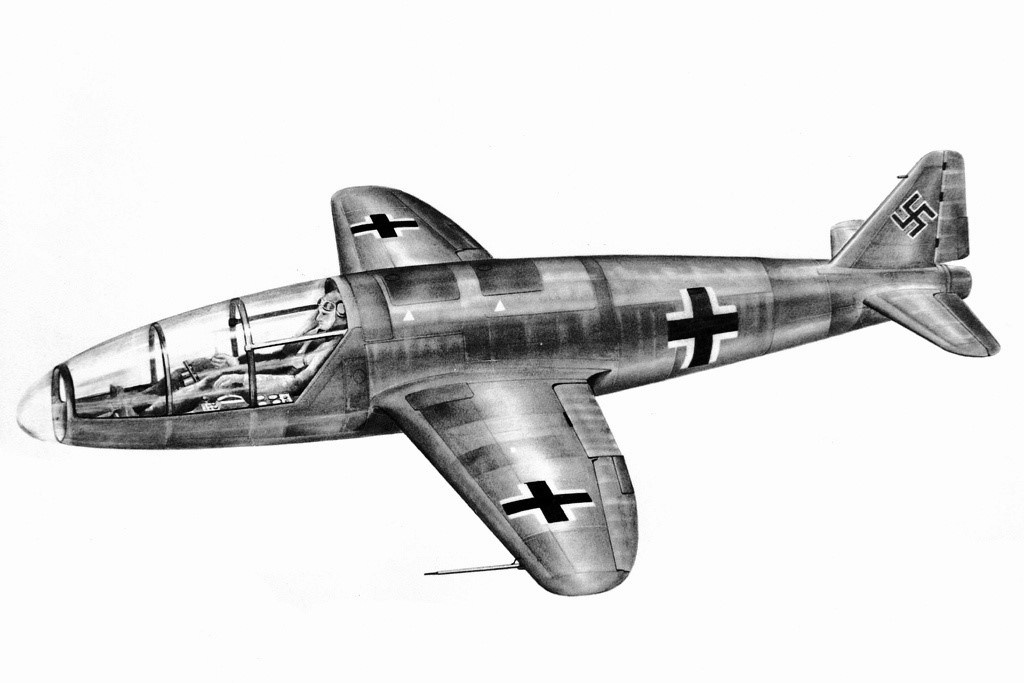 Картинка из свободных источников.  HEINKEL He176