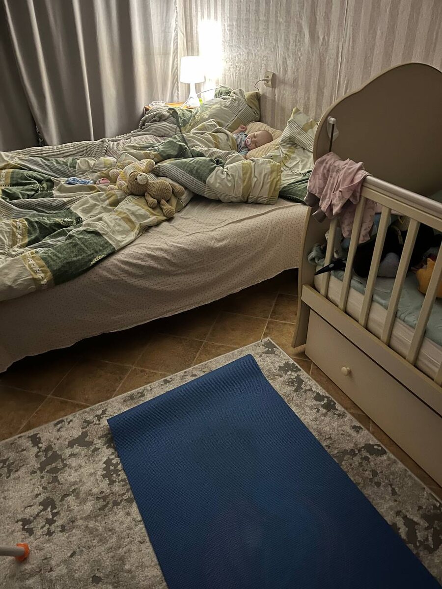 Так проходят мои тренировки иногда по утрам ))