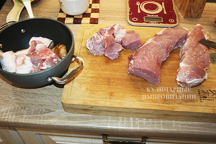 Разделываем свинину