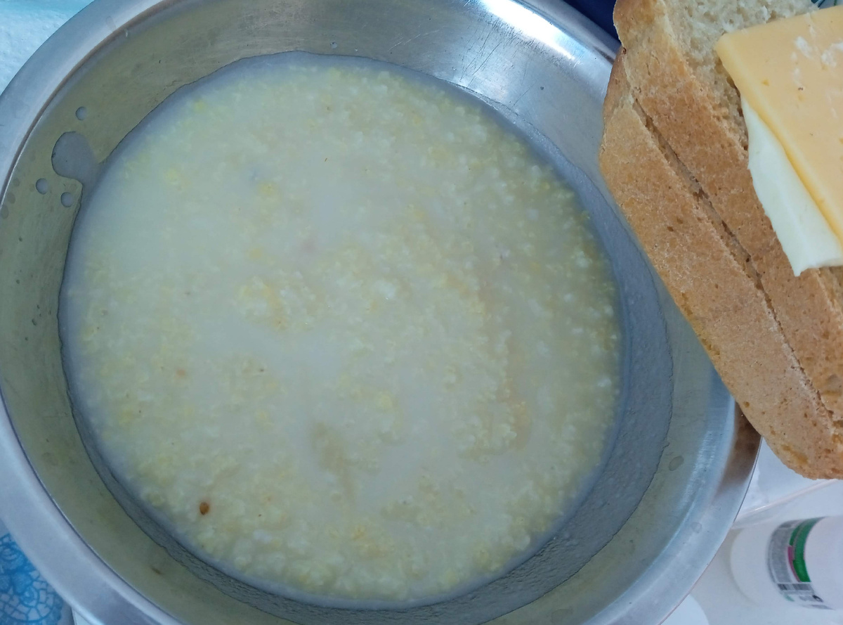 Пшённая каша на завтрак четверга в родильном доме