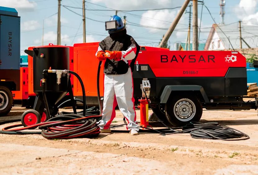 Пескоструйный компрессор