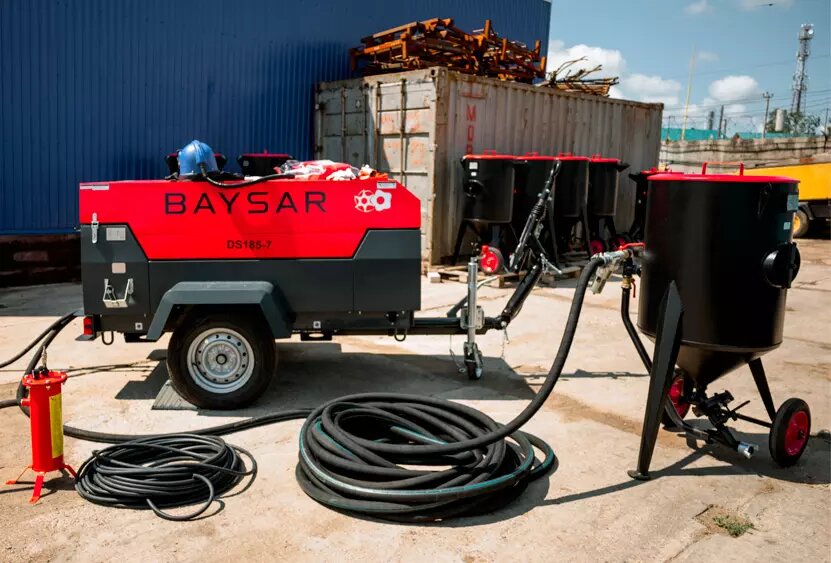 Пескоструйный компрессор