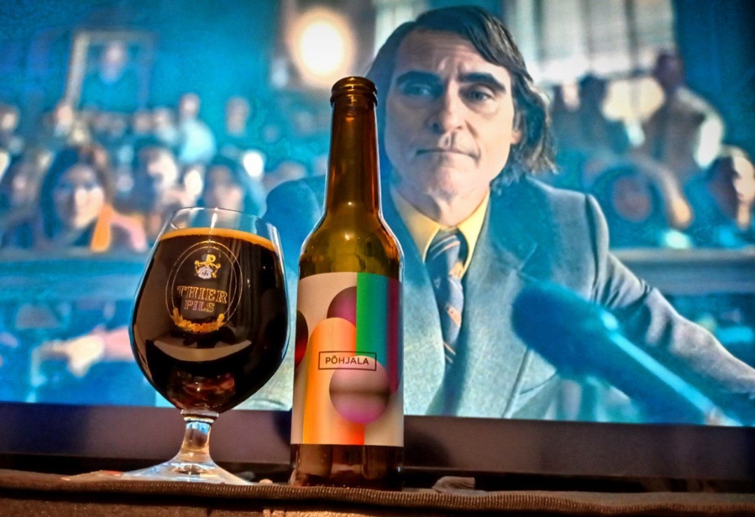 Plum Porter в бокале. Фото автора