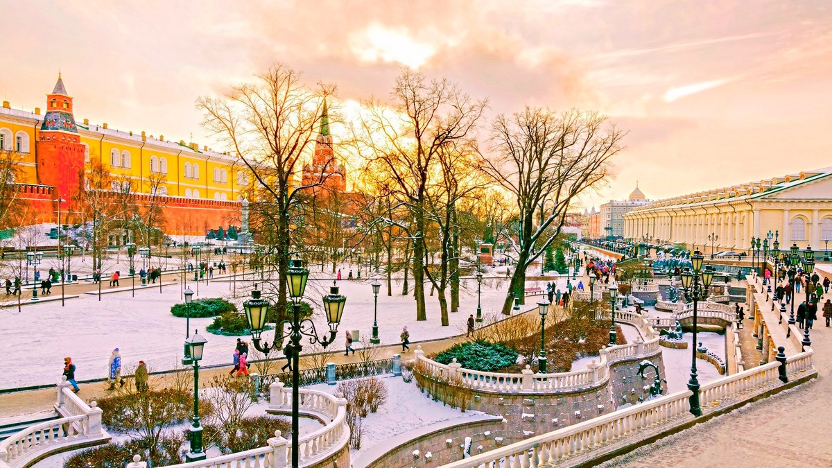 Москва, Александровский сад зимой. Фото: mig.pics/