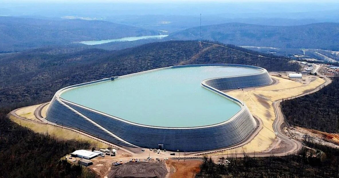 Гидроаккумулирующая станция Таум Саук в штате Миссури