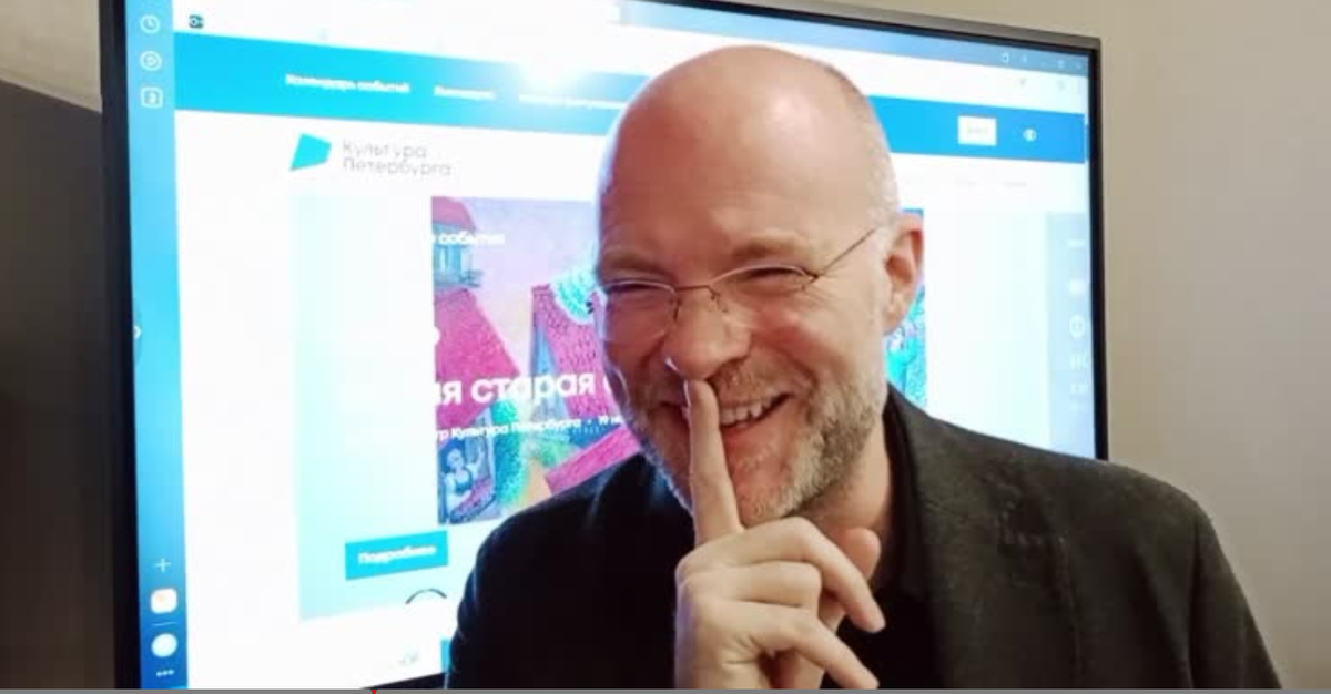 Фото: Владимир Шампаров. Беседа с Кристианом Кнаппом. 