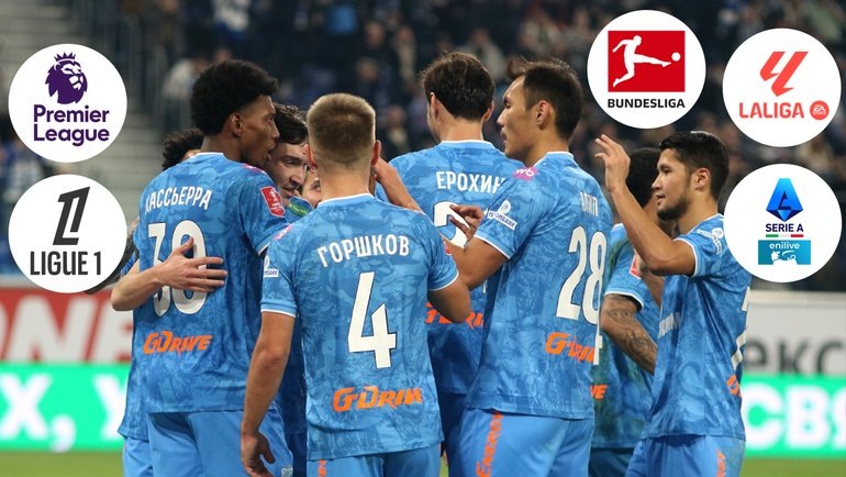    Как бы выступил «Зенит» в топ-5 чемпионатах Европы? Global Look Press
