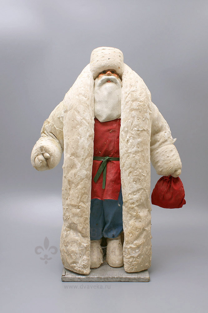 Ватная детская игрушка «Дед Мороз», Украина, 1968 г. Фото с нашего сайта dvaveka.ru