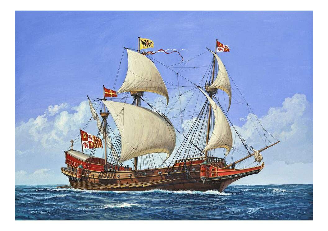 Испанский Галеон 17 века, из открытых источников сети Интернет.