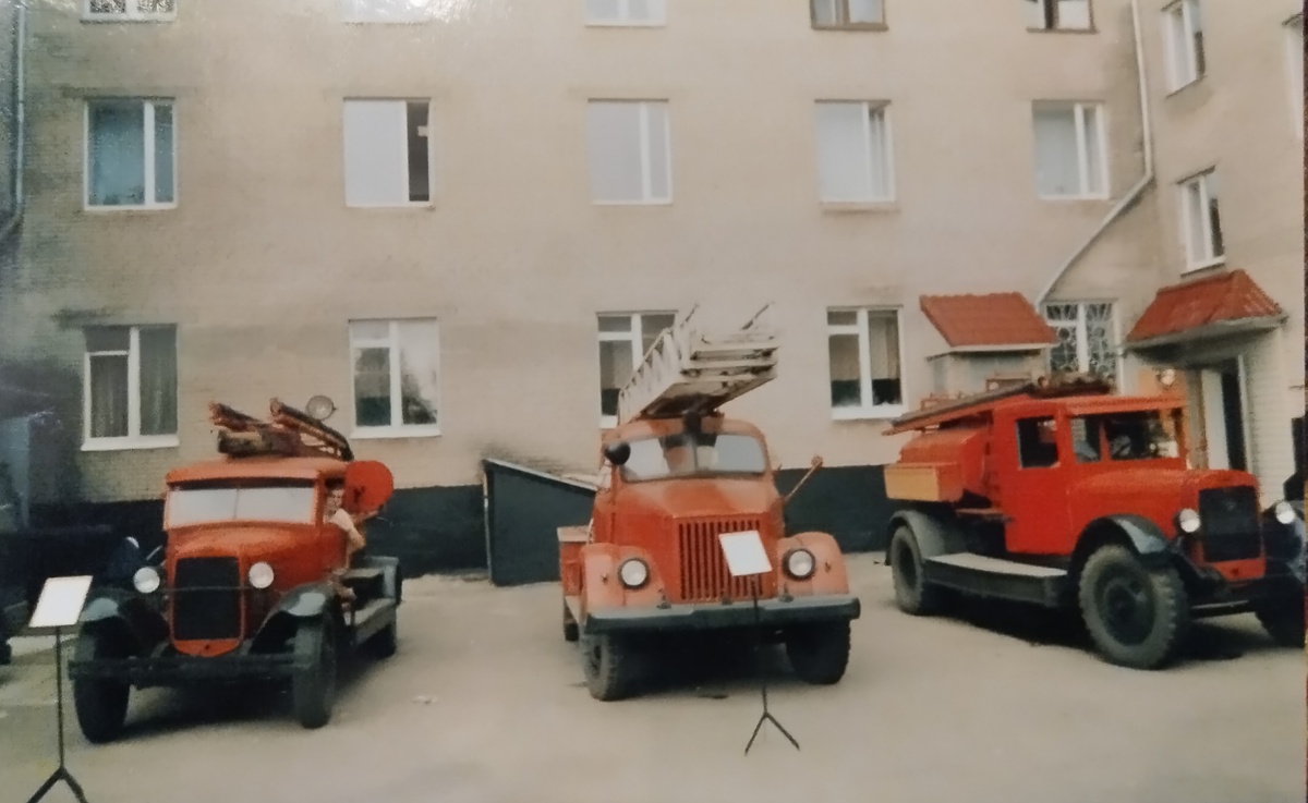 Пожарная техника в Подольском УЦ МЧС