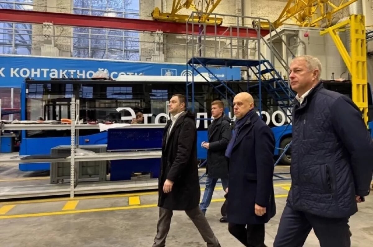    В Петербурге планируют построить производство электробусов «КАМАЗ»