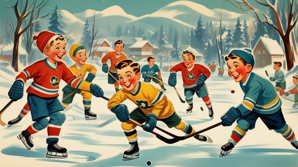 Хоккей на улице, что может быть веселей?