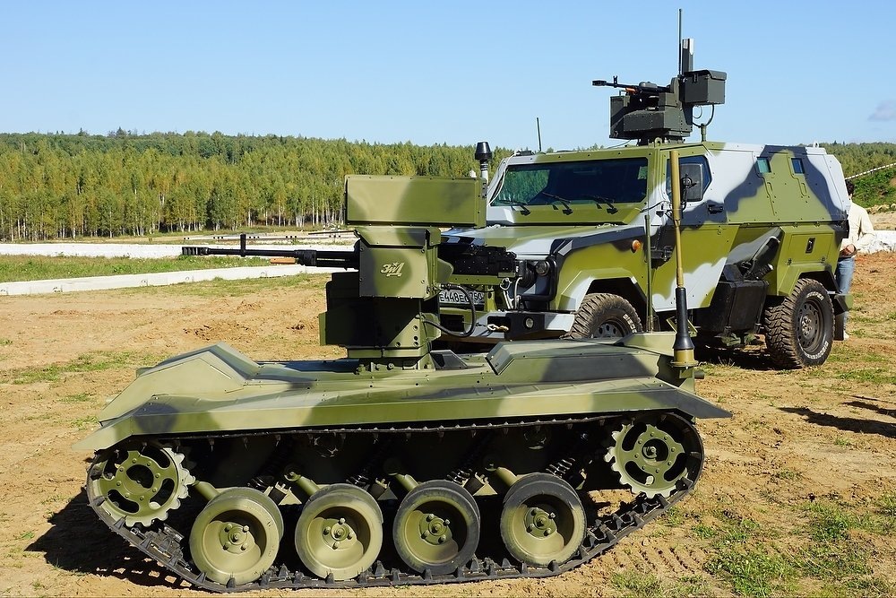 Боевой наземный дрон. Фото в открытом доступе.