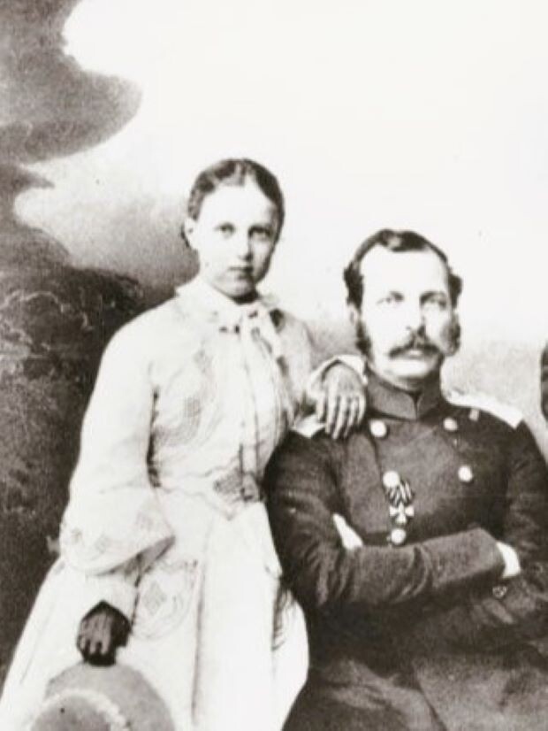 Александр II с дочерью Марией