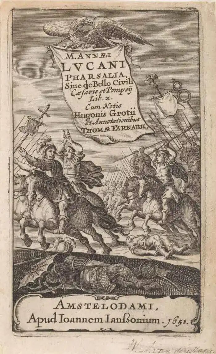 «Битва при Фарсале», работа неизвестного художника, 1651 год.