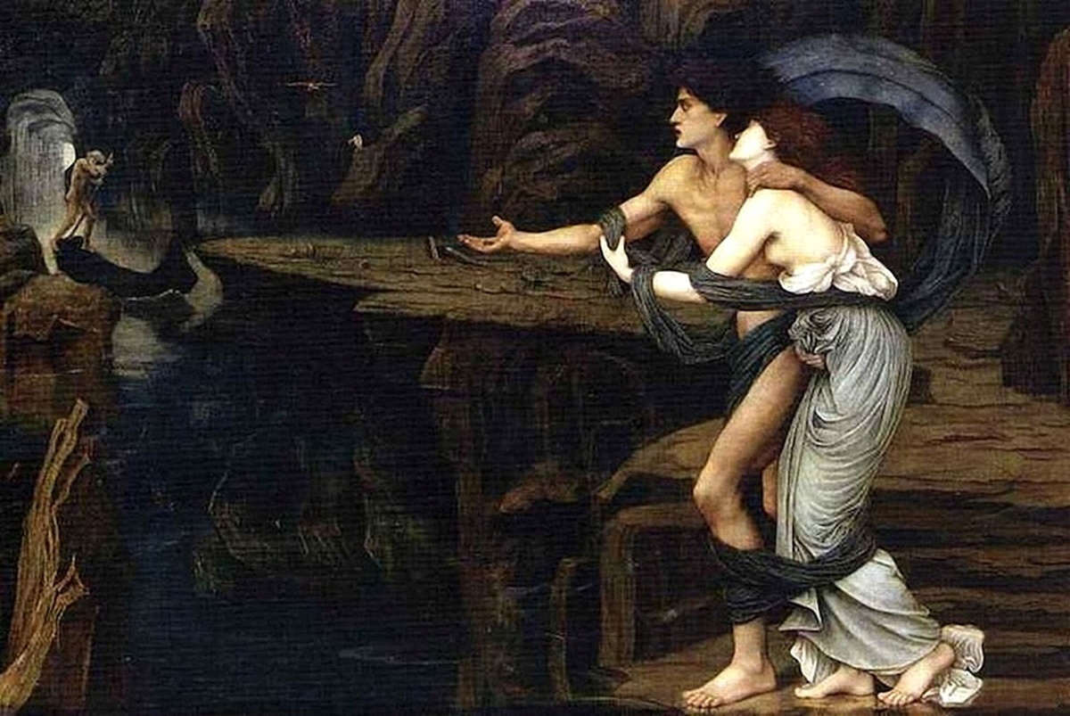 Orpheus and Eurydice on the Banks of the Styx, 1878 John Roddam Spencer Stanhope