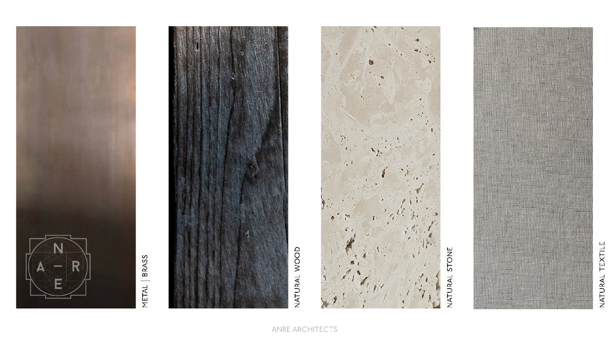 «Текстуры материалов применяемые студией Anre Architects в своих проектах» 