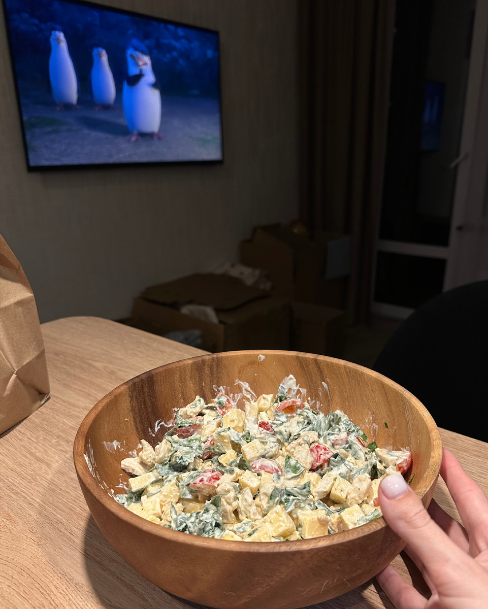 готовый салат😍