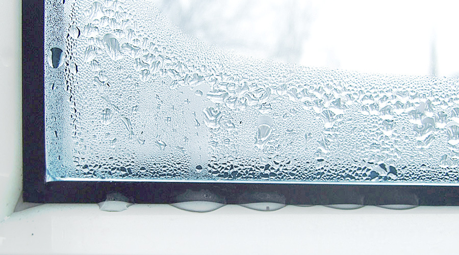Наледь на окнах