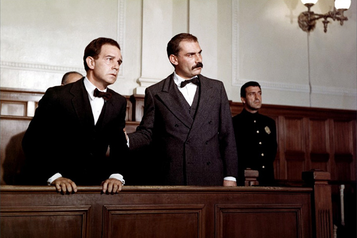 Кадр из фильма "Сакко и Ванцетти" взят для иллюстрации из Яндвекс Картинки.  