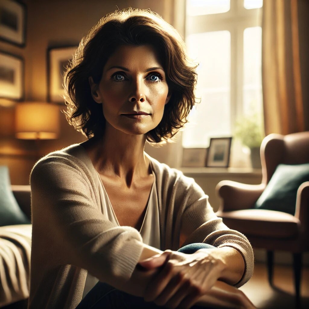 Фото сгенерировано нейросетью. История сильной женщины.