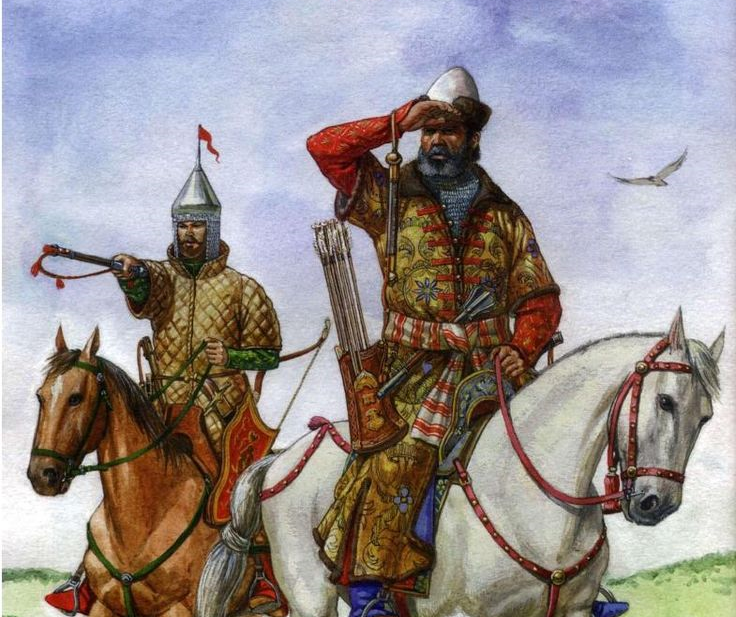 Сын боярский и боевой холоп в дозоре. Такой же боевой тендем представляют собой богатыри и их любимые парубки в былинах. 