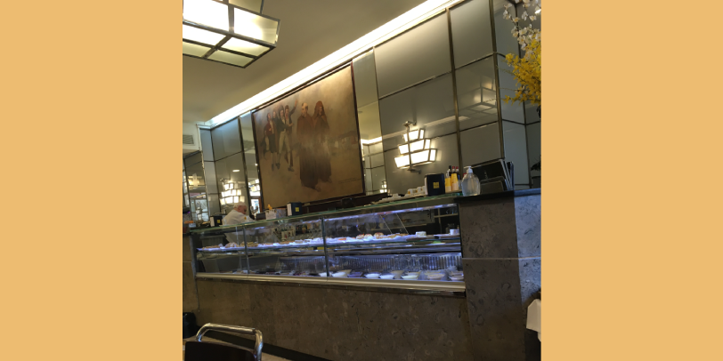 Внутри кафе Никола. Фото автора