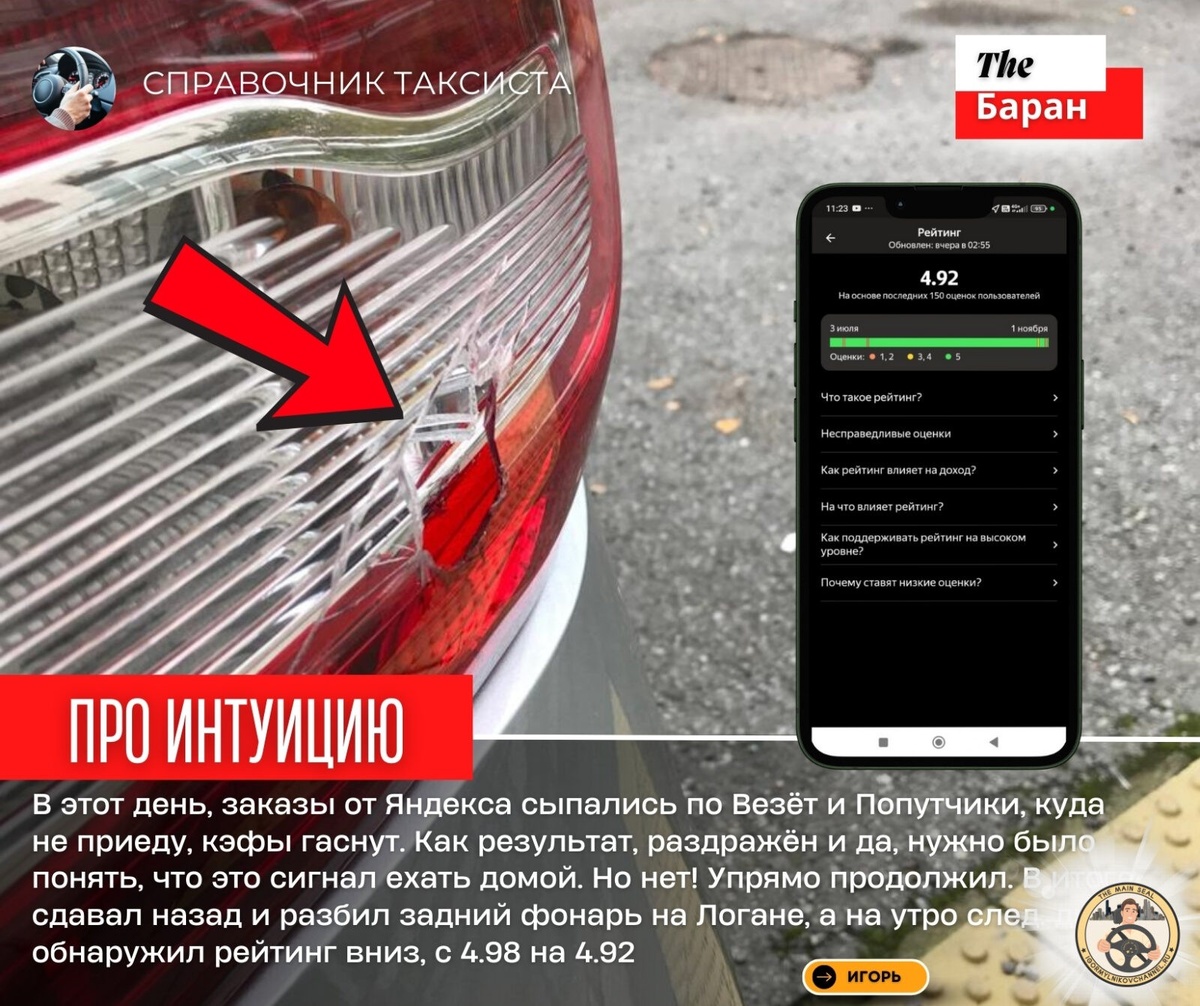 Водитель этого Логана упрямый баран