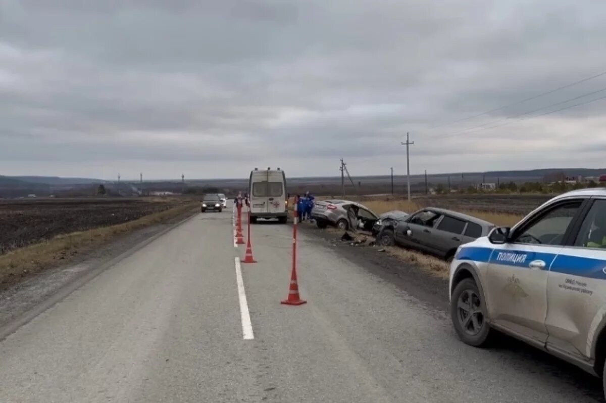    В Кузнецком районе под Пензой столкнулись две легковушки, погибла женщина
