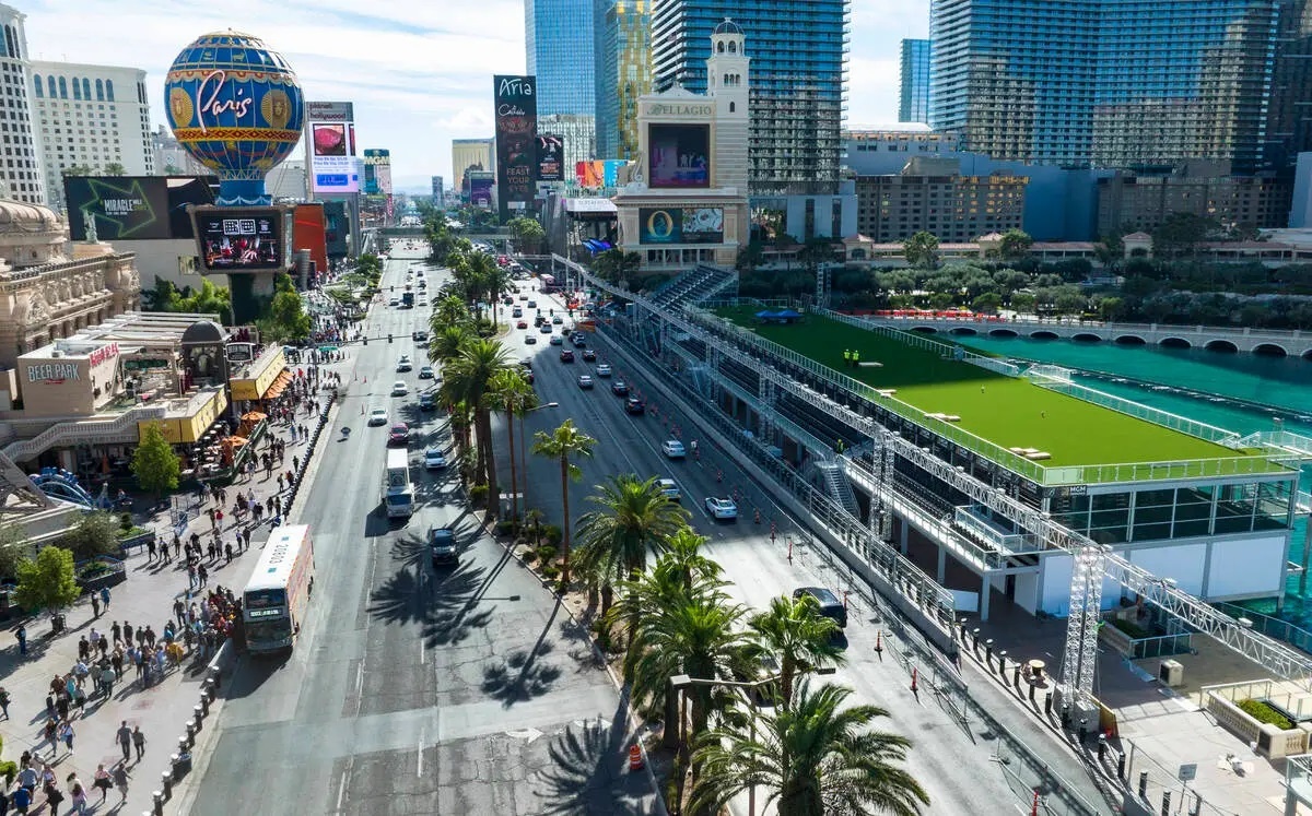 Панорама Las Vegas Strip в дневное время