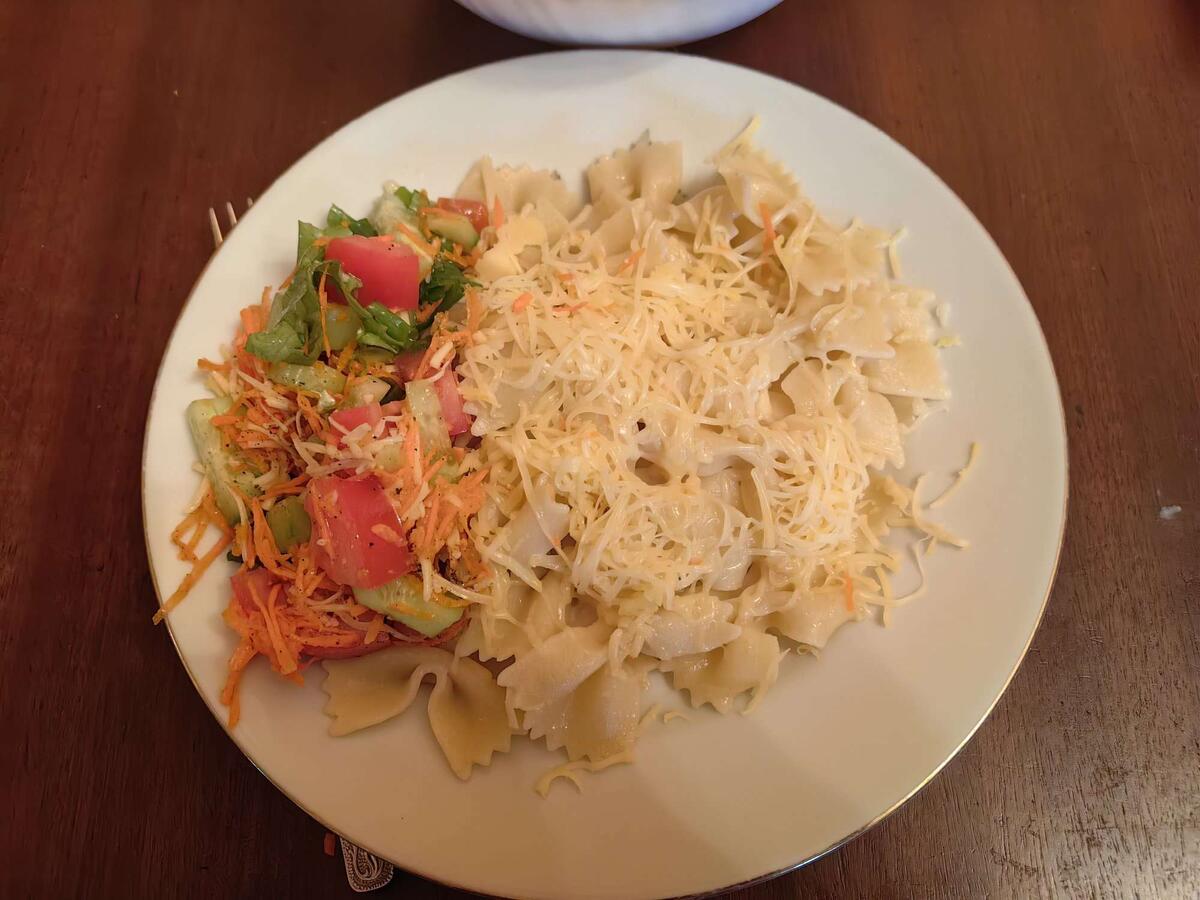 Вот был мой обед на метаболическом питании.