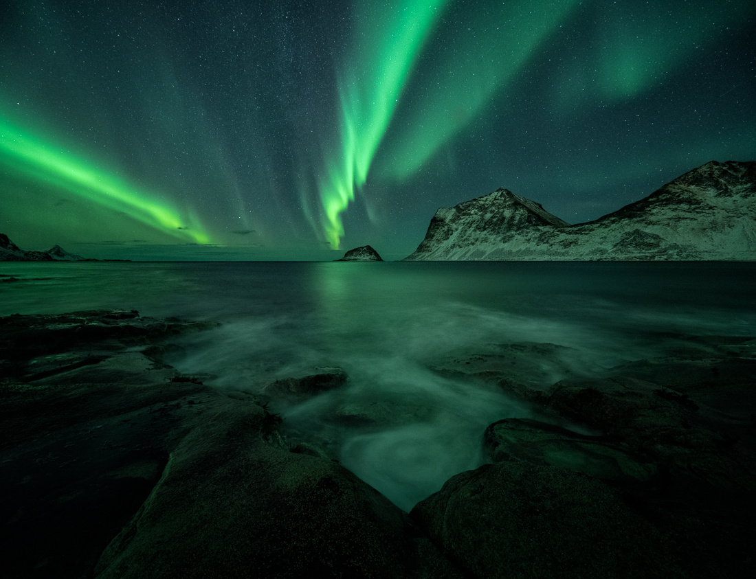 "Сказки арктической ночи". Северное сияние Аврора.