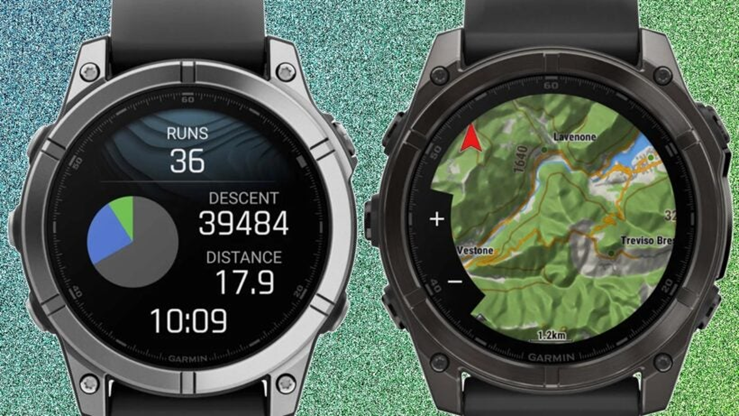Fenix 8 (слева) vs Fenix E (справа) | Фото: Wareable.com