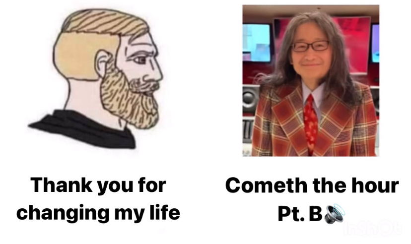    «Спасибо, что изменил мою жизнь»: мем про Сиро СагисуСоцсети