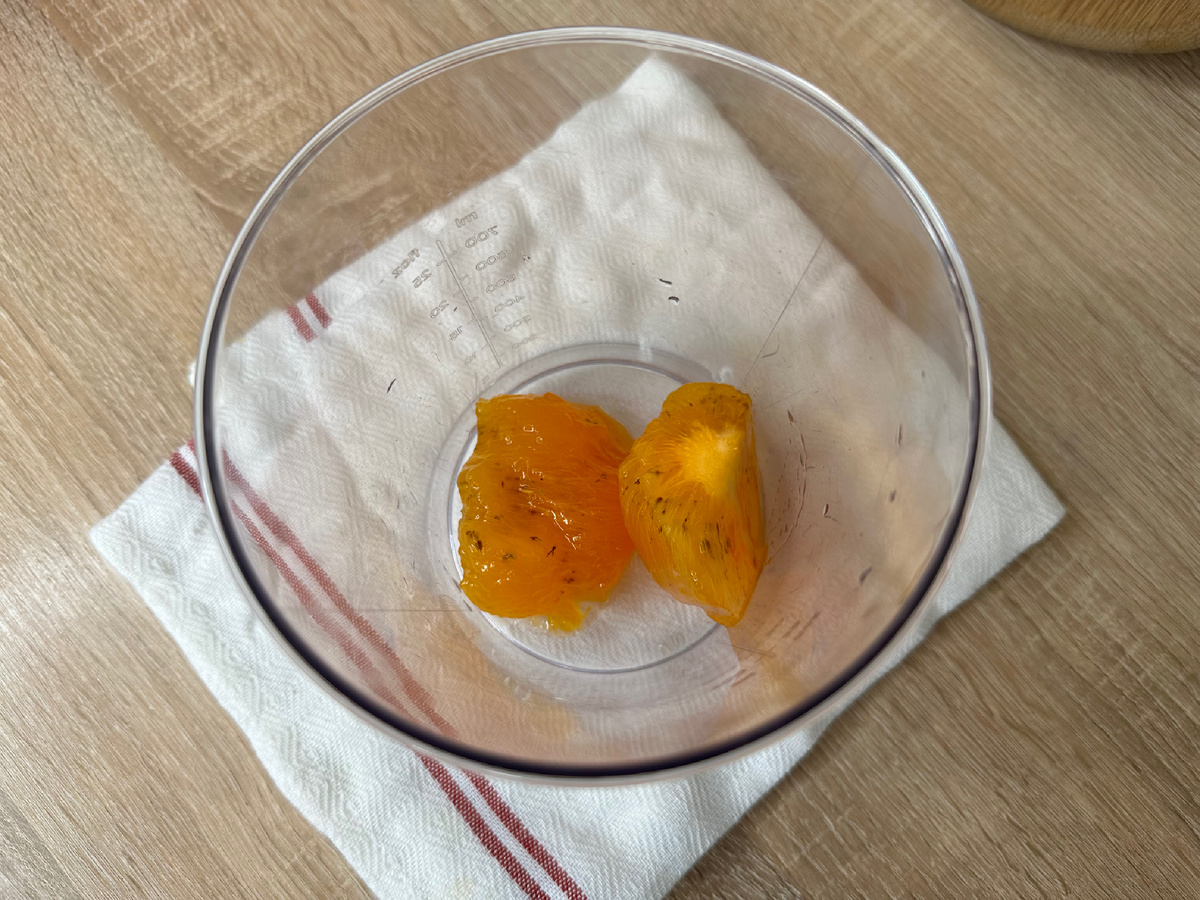 Хурма очищенная от кожицы и семечек