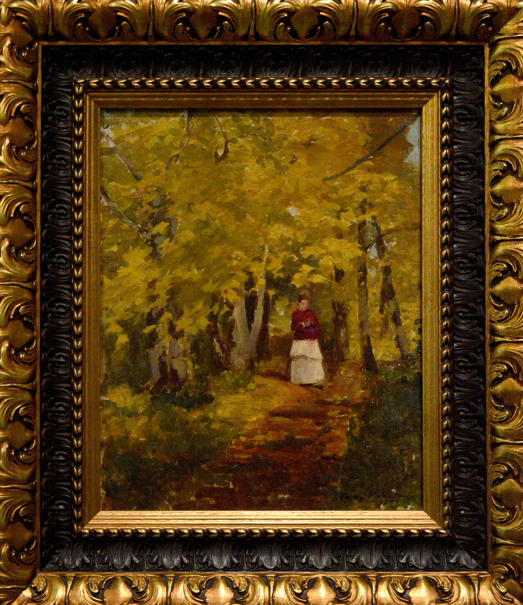 К. А. Коровин, "В парке", 1880-е (Из собрания Музея русского импрессионизма, Москва). Все фотографии в статье мои