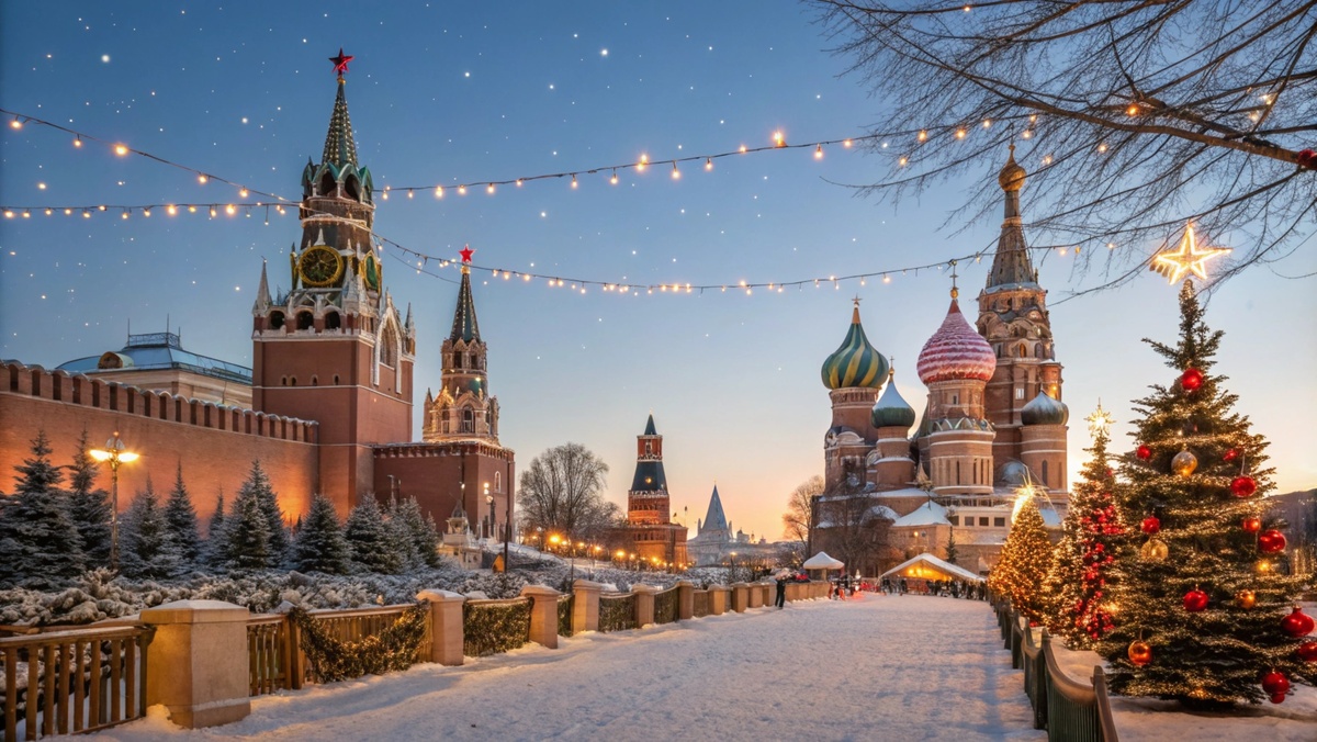 Новогодняя Москва