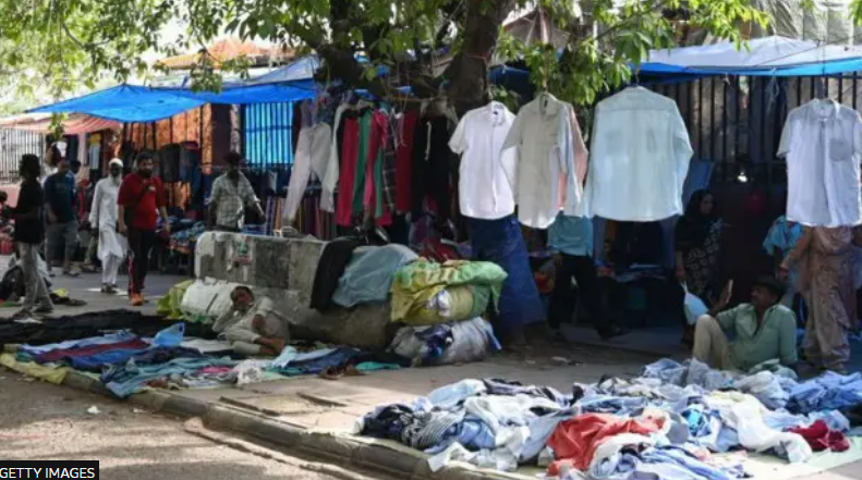 Типичный тротуар в Бангалоре