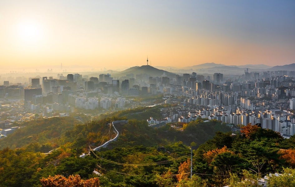 Вид на Сеул