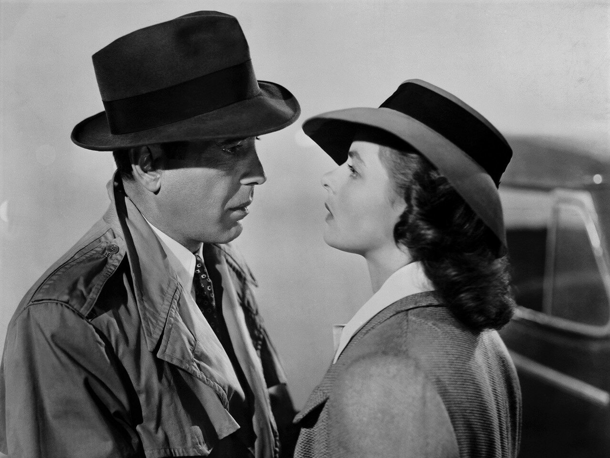 Хамфри Богарт и Ингрид Бергман