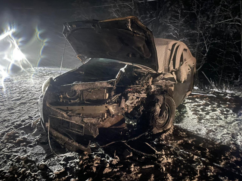    Водитель иномарки в Карелии выехал на встречку и погибГАИ Карелии