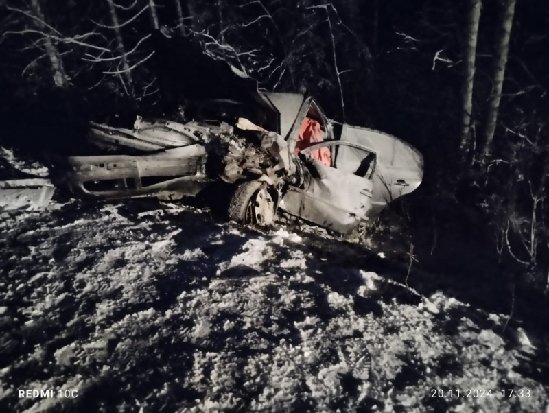    Водитель иномарки в Карелии выехал на встречку и погибГАИ Карелии