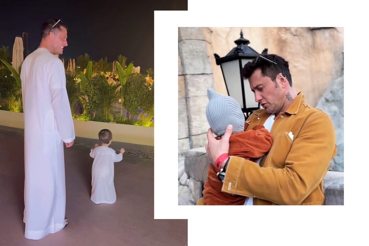 Павел Прилучный в Дубае решил совместить отдых с работой. Фото: социальные сети.