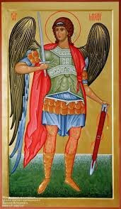 Архангел Михаил, он же Архистратиг, то есть начальник над другими архангелами