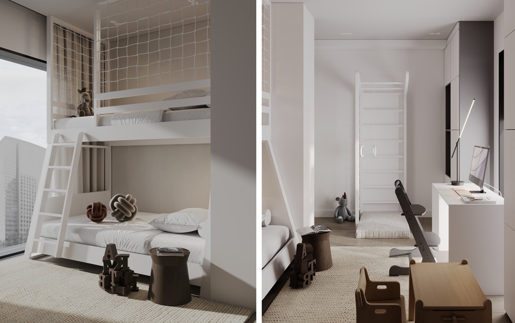 Детская из моего проекта ЖК CITY BAY