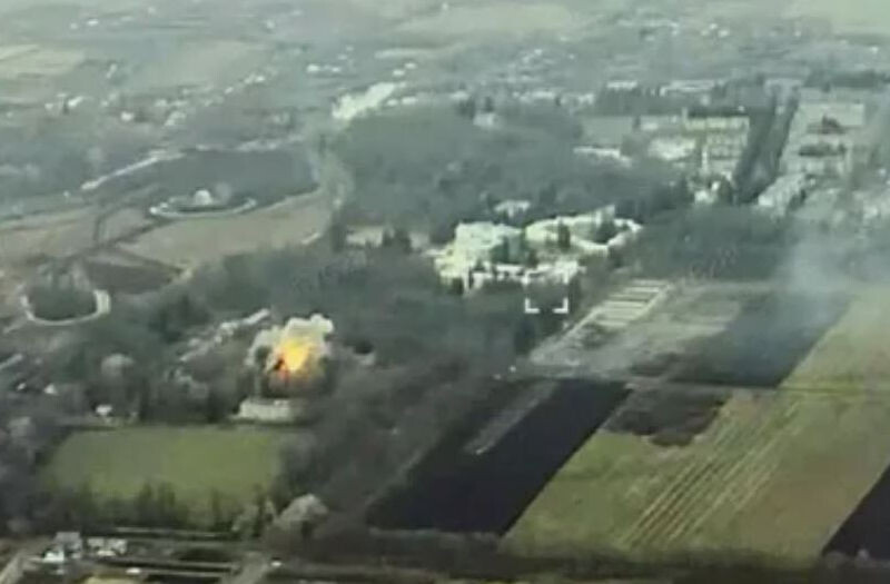    Удары ВСУ по Курской области, Марьино, из открытых источников сети Интернет