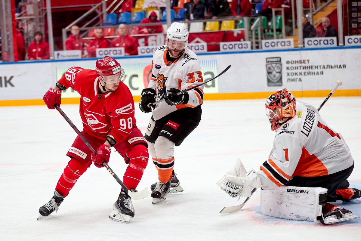 "Спартак" 7:3 "Амур". Фото: ХК "Спартак"